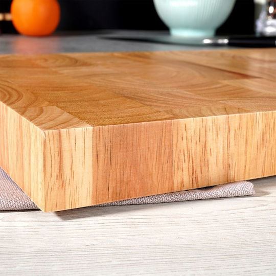 Orion Rectangular Wooden Chopping Board Brown 35x25cm