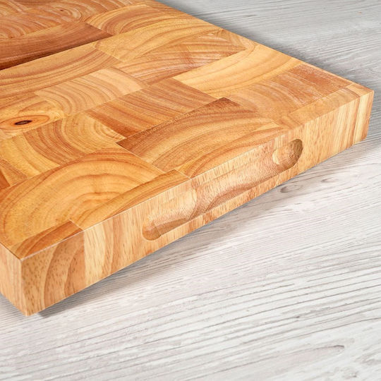 Orion Rectangular Wooden Chopping Board Brown 35x25cm