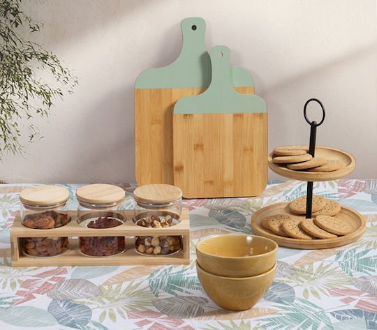 Ξυλο Κοπης Bamboo Fred 2τμχ Nef-nef Home Wear Green 33x23x1 5+28x18x1 5 Ξυλο Κοπης Bamboo Fred 2τμχ Nef-nef Home Wear Green 33x23x1 5+28x18x1 5