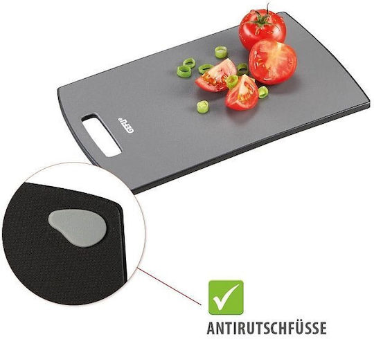 Gefu Rectangular Plastic Chopping Board Gray 24x15cm
