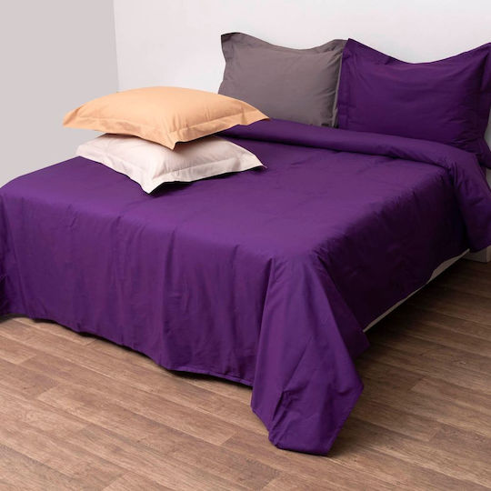 Viopros Duvet Set Queen 220x240cm Superb Dark Blue 3pcs