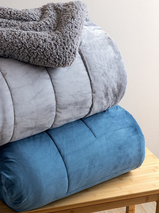 Palamaiki Bettbezug Großes Doppelbett 220x240cm Mono Ash 700 GSMGsm