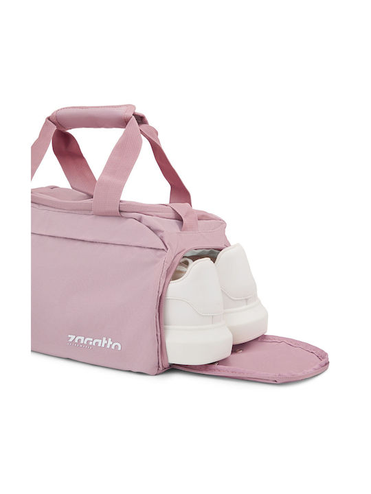 Zagatto Schultertasche für Fitnessstudio Rosa