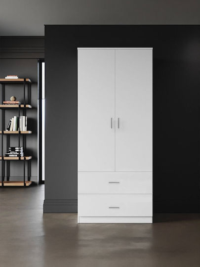 Ușă dublă Dulap de Haine Wilson 2ds Leuko 60x45x180cm