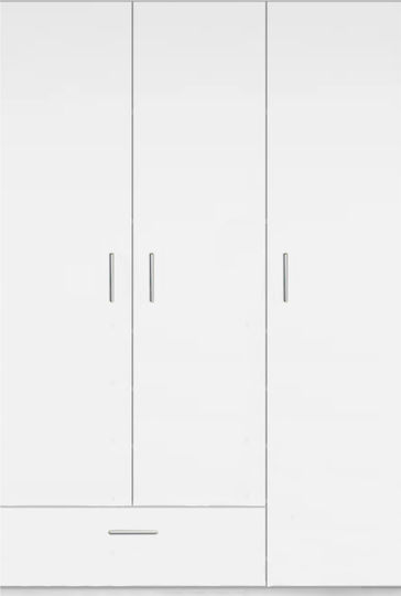 Wilson 3DS Тройна Врата Гардероб Begge 90x45x180см