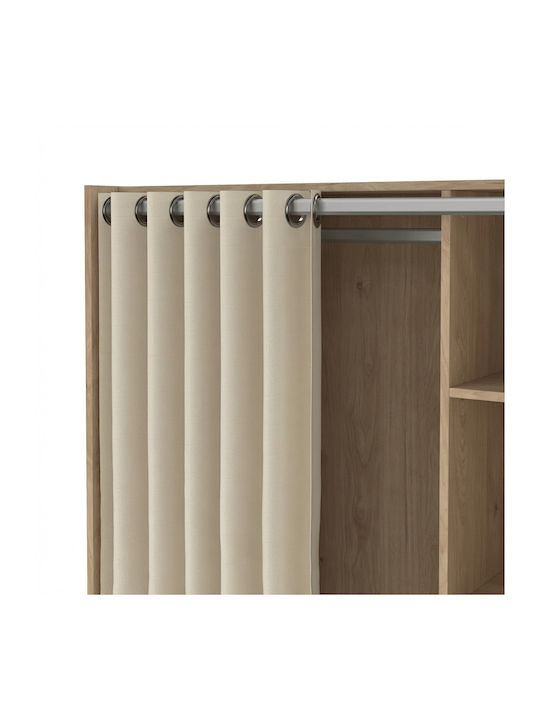 Unit Δίφυλλη Ντουλάπα 105x48.25x180.4cm