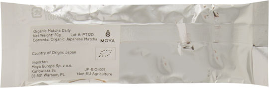 Moya Matcha Τσάι Βιολογικό Προϊόν Daily 30gr