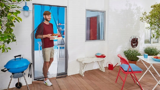 Tesa Standard Screen Door Magnetic White from Fiberglass 220x95cm