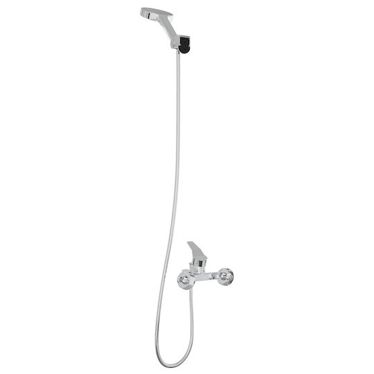 vidaXL Handheld Showerhead with Hose