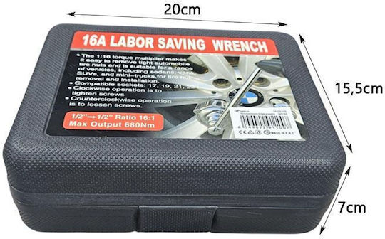 Heavy Duty Car Wheel Wrench 17 and 19mm
