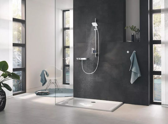Grohe Вертикален душ с телефон и спирала