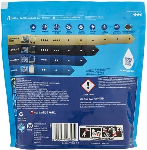 Finish Powerball Classic 40 Dishwasher Pods