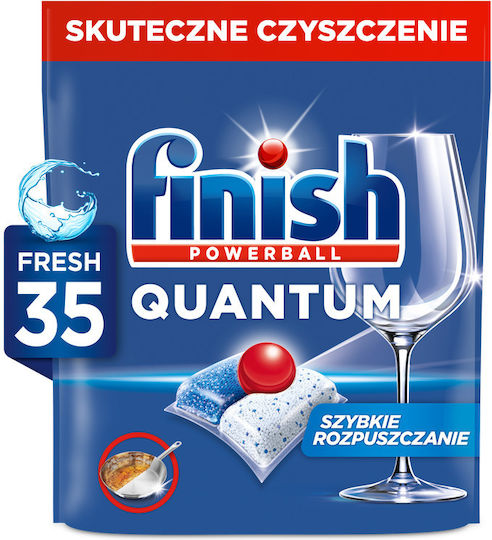 Finish Quantum 35 Κάψουλες Πλυντηρίου Πιάτων