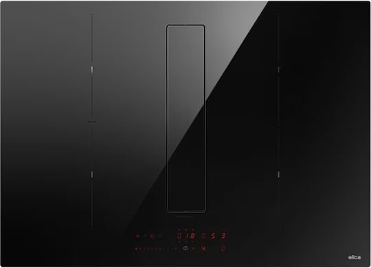 Elica Nikolatesla Velvet BL/A/72 Induction Cooktop Autonomous with Hood 72x51.5εκ.
