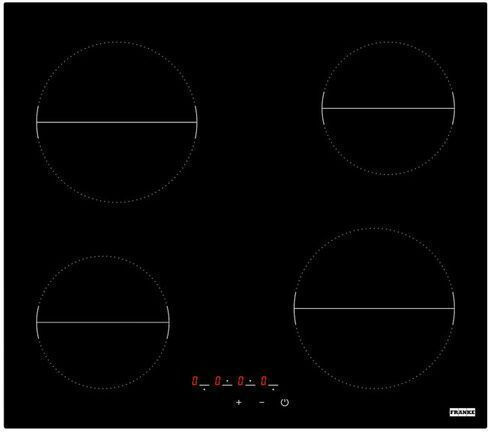 Franke FHR 604 C T BK Autonomous with Child Lock Function 59x52εκ.