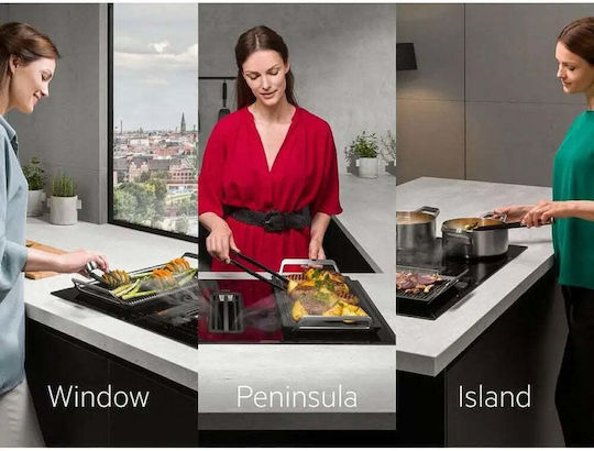 AEG Induction Cooktop Autonomous with Hood 83x51.5εκ.