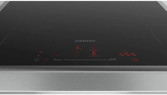 Siemens iQ300 Smart Plită cu Inducție Cu ramă Autonom cu Funcție de Blocare 58.3x51.3εκ.