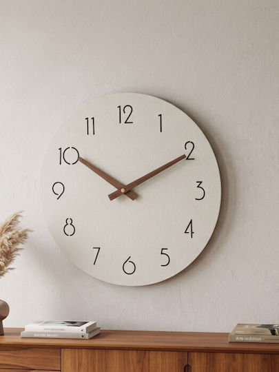 Koopman Wall Clock Wooden White 20x28cm (Various Designs)