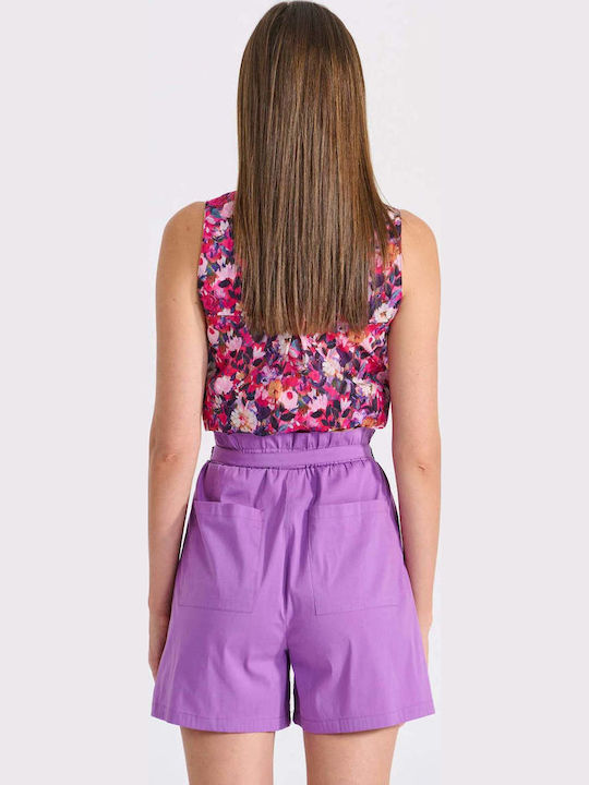 Women's Shorts Purple