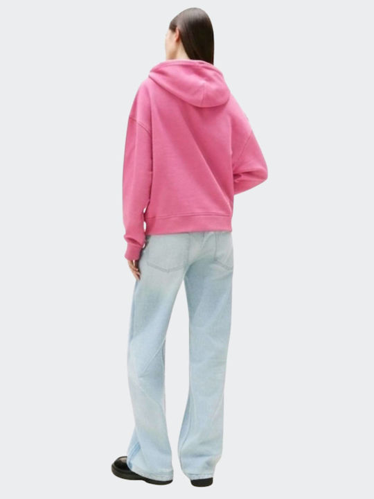 Tommy Hilfiger Φούτερ Pink με Κουκούλα