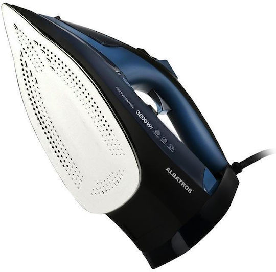 Albatros Sapphire Σίδερο Ατμού 3200W με Κεραμική Πλάκα και Συνεχόμενη Παροχή Ατμού 85gr/min