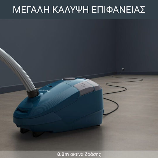 Rowenta Power Xxl Ηλεκτρική Σκούπα 750W με Σακούλα 4lt Μπλε