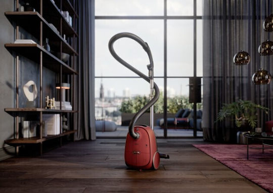 AEG Clean 6000 Aspirator 850W cu sac 3.5lt Roșie