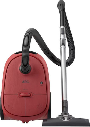 AEG Clean 6000 Aspirator 850W cu sac 3.5lt Roșie