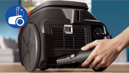 Philips Xd1111/10 Aspirator 750W cu Sac 3lt Roșie