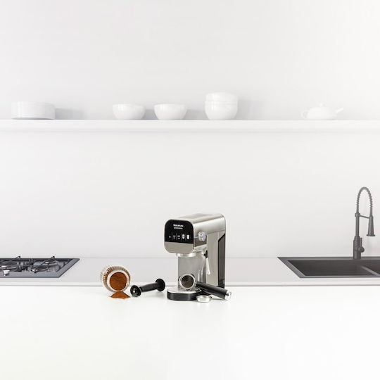 Espresso Machine 1100W 20bar Pressure Grey CM1350D