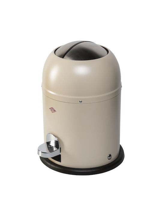 Wesco Κάδος Απορριμμάτων Πλαστικός Μπεζ 6lt