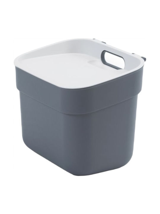 Curver Coș de Gunoi Plastic Gri 5lt 1buc