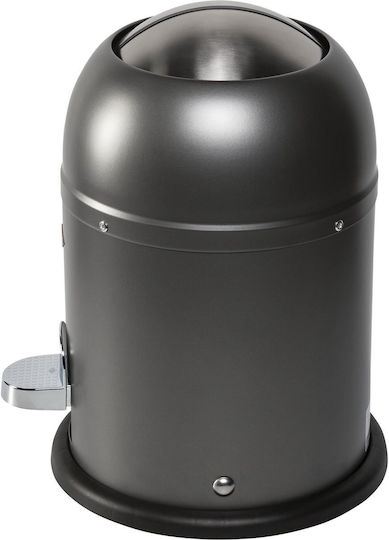 Wesco Wesco Mini Master Mülleimer Kunststoff mit Pedal Grau 6lt