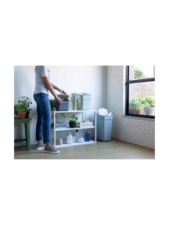 Curver Coș de Gunoi Plastic Gri 10lt 1buc
