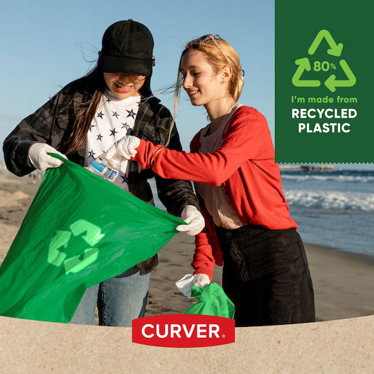 Curver Coș De Gunoi Pacific Flip Din Plastic Negru 50lt