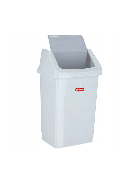 Curver Coș de Gunoi Plastic Gri 50lt 1buc