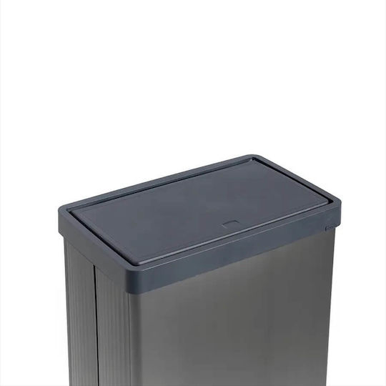 Curver Verto Recycling Mülleimer Kunststoff Push Rosa 54lt