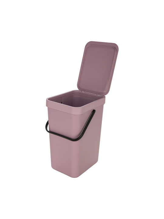 Brabantia Sort&go Kunststoff Mülleimer Rosa 12lt