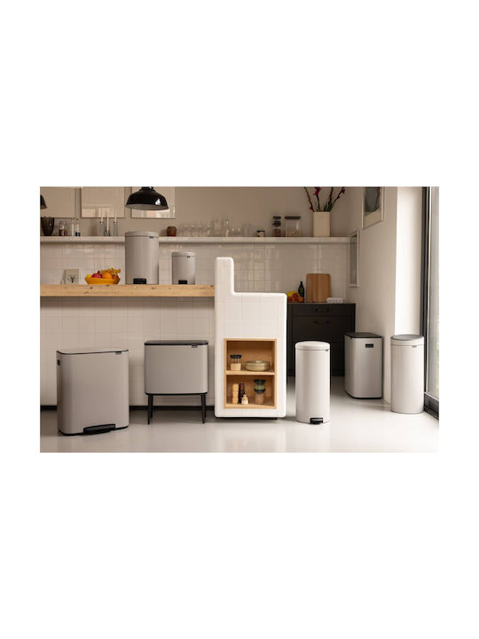 Brabantia Bo Touch Coș de Gunoi Plastic Gri