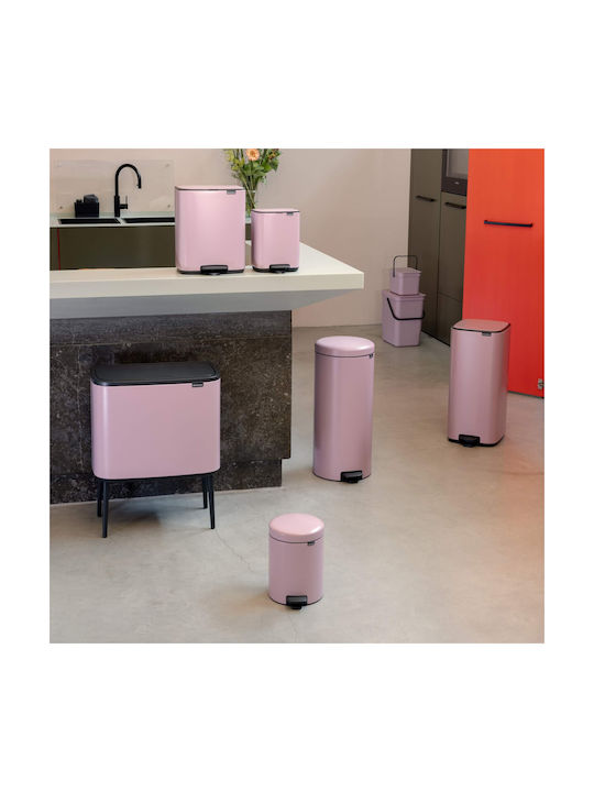 Brabantia Newicon Coș de Gunoi Plastic Roz 30l