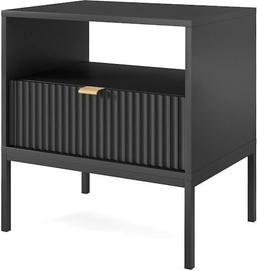 Polihome Side Table Palermo 54x39x56cm Black