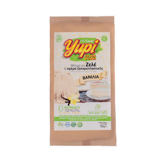 NoCarb Bio-Produkt Mischung für Zele Zuckerfrei mit Geschmack Vanille Glutenfrei 100gr