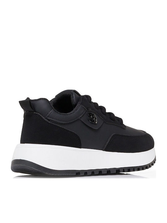 Γυναικεία Flatforms Sneakers Μαύρο