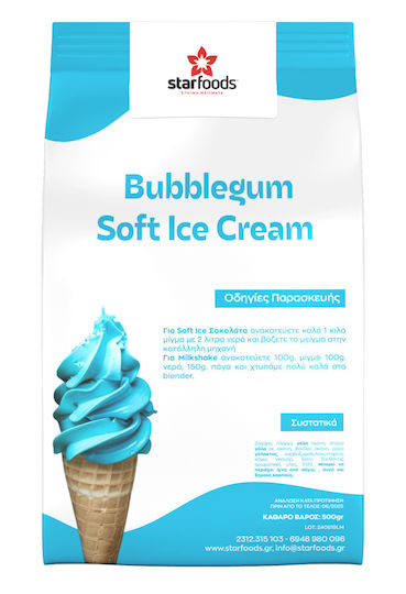 Soft Ice Bubble Gum Mix Ice Cream Machine 1kg