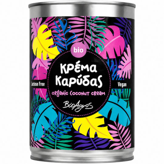 Vio Agros Bio-Produkt Mischung für Gebäckcreme mit Geschmack Kokosnuss Kokosnusscreme 400ml