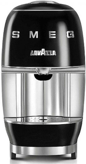 Smeg Καφετιέρα για Κάψουλες A Modo Mio Πίεσης 10bar Μαύρη
