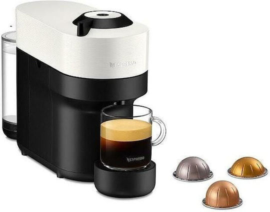 Nespresso Vertuo Pop Καφετιέρα για Κάψουλες Vertuo Λευκή
