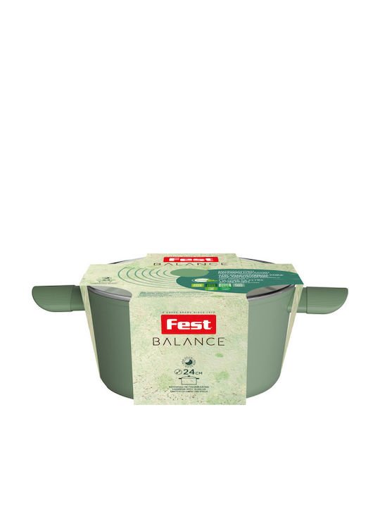 Fest Βαθιά Κατσαρόλα από Αλουμίνιο 4.3lt / 24cm