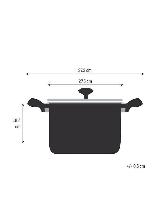 Tefal Rostfreier Stahl Marmite Topf 7,7 l /