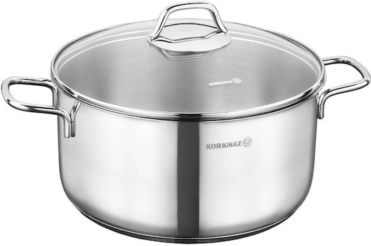 Korkmaz Perla Βαθιά Ανοξείδωτη Κατσαρόλα 3.5lt / 20cm